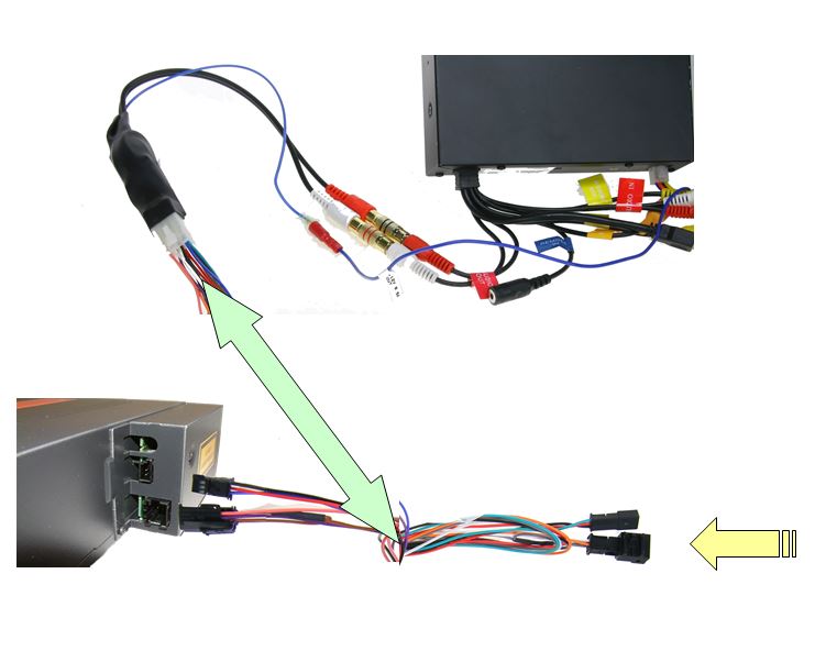 ** AUX-In Interface passend für BMW I-Bus +Werks-CD-Wechsler