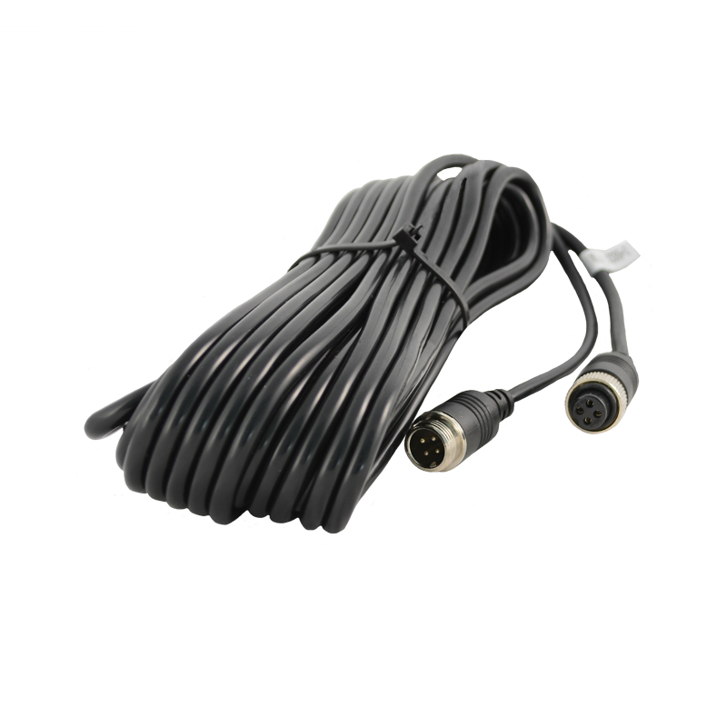 RFK-Verlängerungskabel 4-Pin Aviation, Metallschraub 2x, 15m