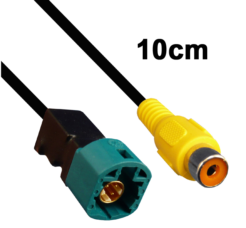 Adapterkabel VW OEM RFK, HSD Stecker auf Cinch Buchse, 10cm