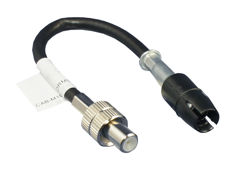Adapter M10x0,75 Buchse auf Doppeltraststecker, 20cm