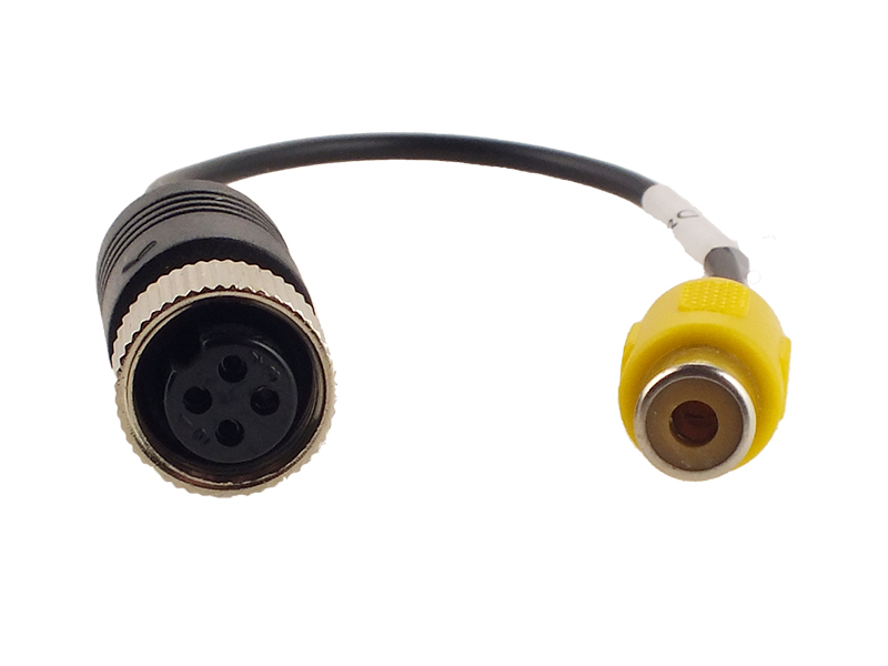 Adapterkabel Cinch Buchse auf 4-Pin Aviation Buchse