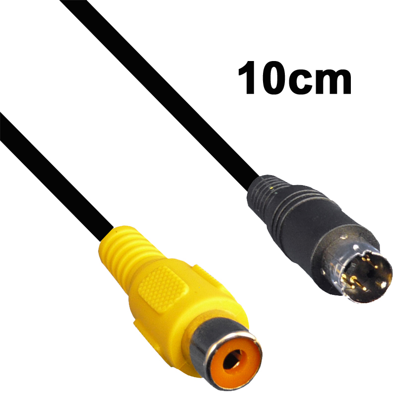 **Adapterkabel 4-Pin Mini DIN Stecker CV - Cinch Buchse