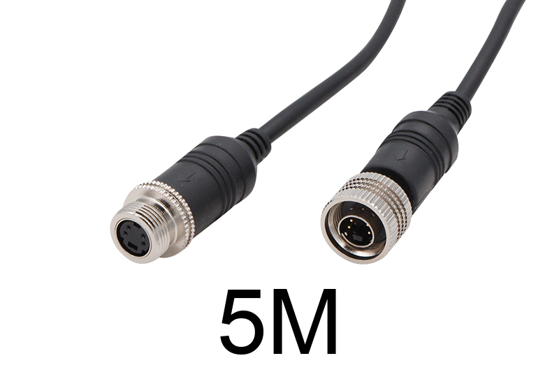 RFK-Verlängerung 4-Pin Mini DIN 2x Metall - 5m