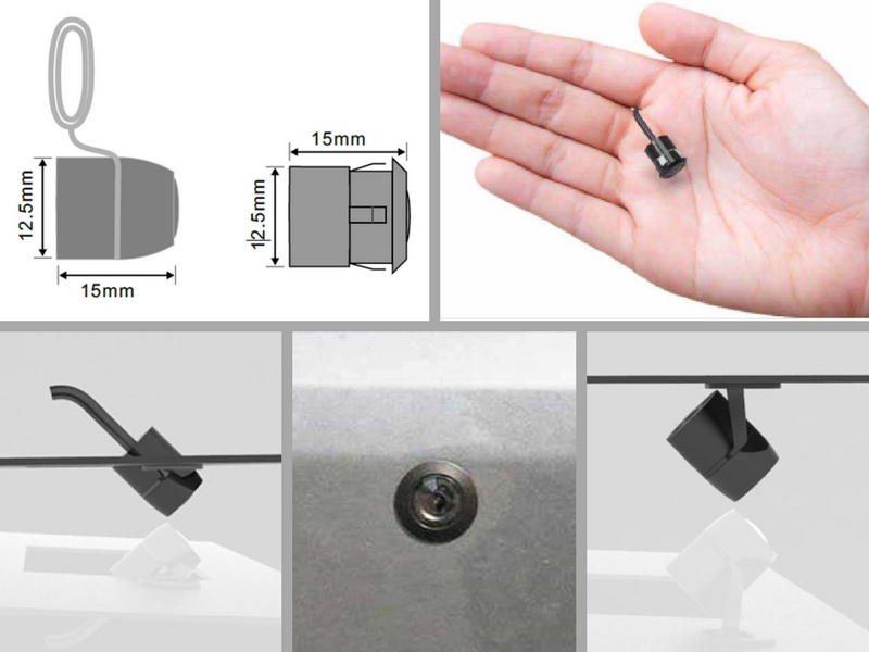 RFK NTSC CMOS, 175°, IP69K, Mini, Dual-Head