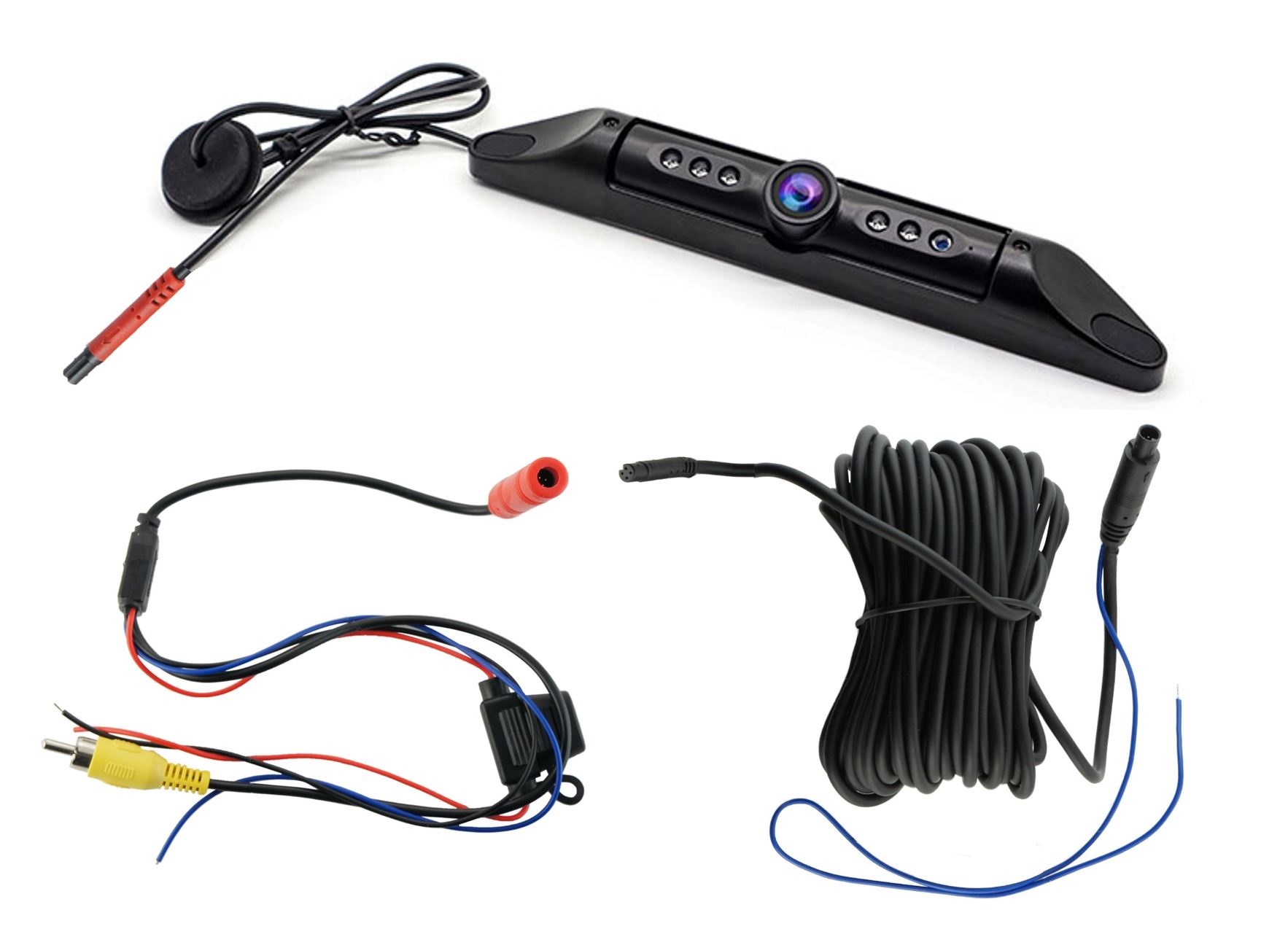 RFK AHD1080p/CVBS, PAL/NTSC 185°,Kamera f. Kennzeichenhalter