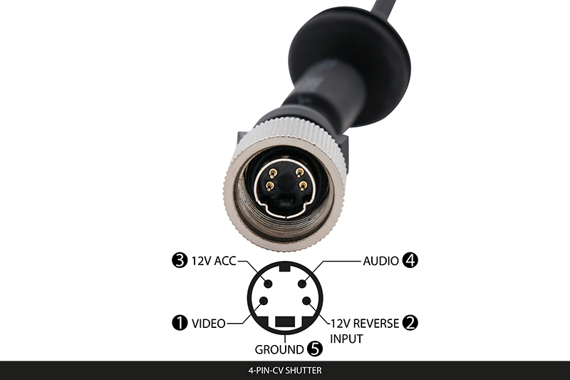 RFK PAL CVBS,140°,Aufbau-Shutter, IR