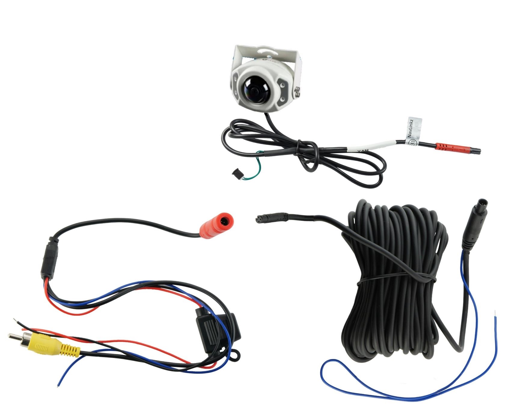 RFK AHD1080p/CVBS/PAL/NTSC, 185°, Mini-Aufbau, IR, Weiß