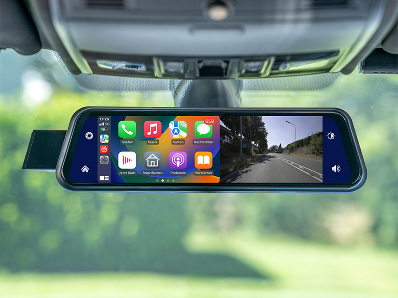 Smartphone Spiegelmonitor 9 Zoll, AHD Dual-Dashcam, AHD RFK