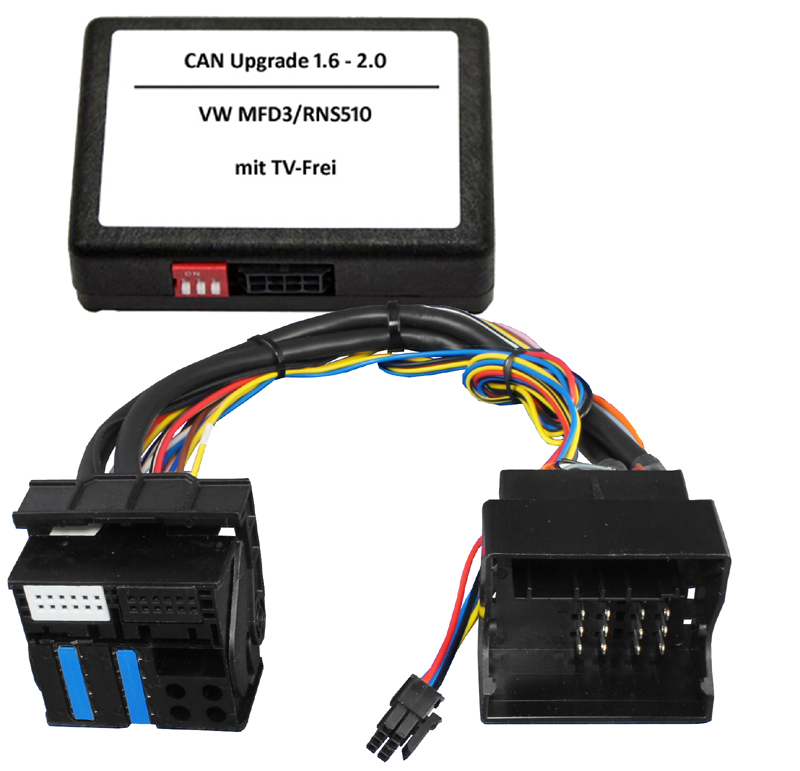 CAN Upgrade 1.6 auf 2.0+TV-Frei passend RNSx10/RNS315/RCDx10