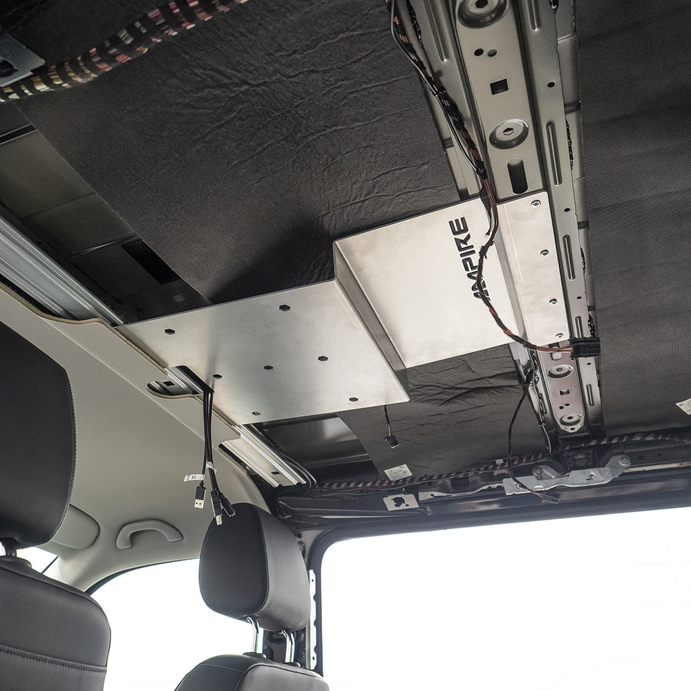 Aluminium Montageplatte für Deckenmonitore für VW T5,T6,T6.1
