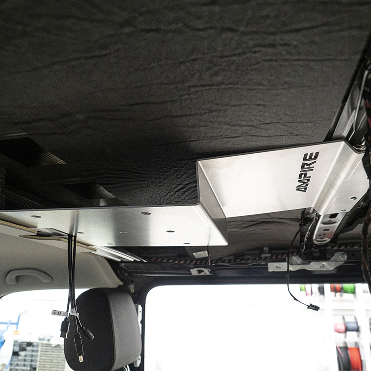 Aluminium Montageplatte für Deckenmonitore für VW T5,T6,T6.1