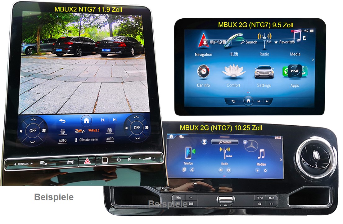 Video-Einspeiser AHD/CVBS passend für MB MBUX NTG7
