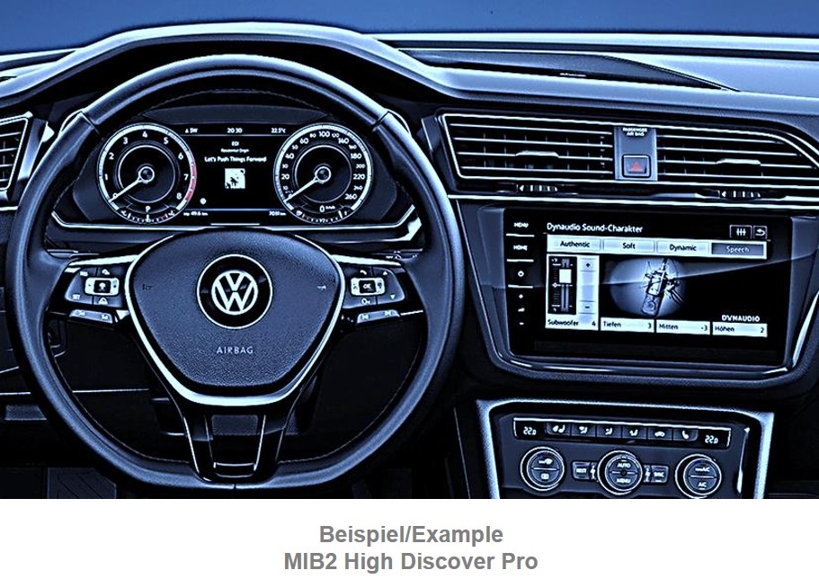 Video-Einspeiser AHD/CVBS/HDMI passend VAG MIB2/MIB3 9.2Zoll