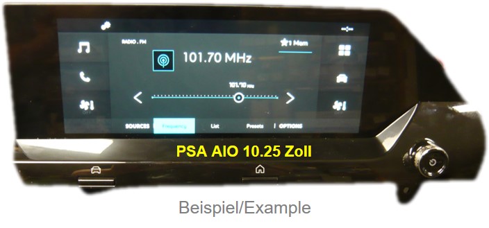Video-Einspeiser AHD/CVBS/HDMI passend PSA - PSA AIO