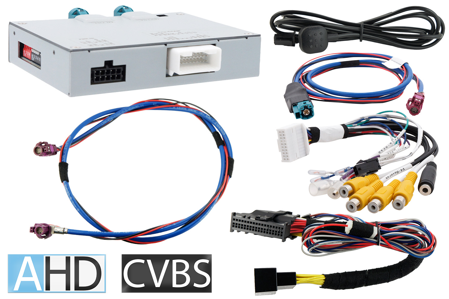Video-Einspeiser AHD/CVBS/HDMI passend Ford Sync4, VW T7