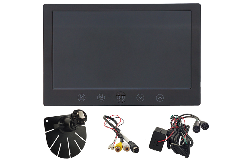 Monitor 7 Zoll AHD/CVBS für Kameras, mit Standfuß, 12/24V