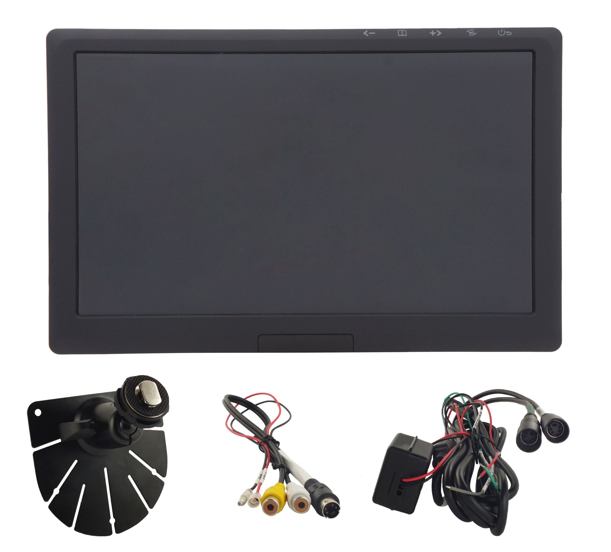 Monitor 9 Zoll AHD/CVBS für Kameras, mit Standfuß, 12/24V