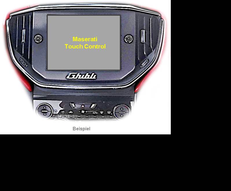 Video-Einspeiser passend für Maserati Touch Control 2014