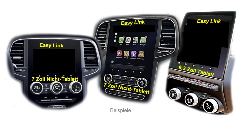 Video-Einspeiser passend für Mitsubishi + Renault EasyLink