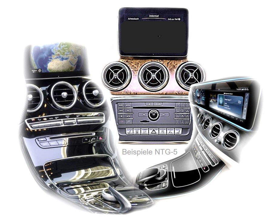 Video-Einspeiser passend für MB NTG5-205, NTG5.1