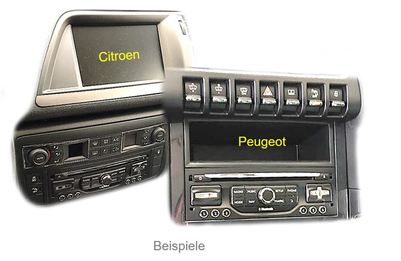 Video-Einspeiser passend für Alfa Romeo Citroen Peugeot NG4