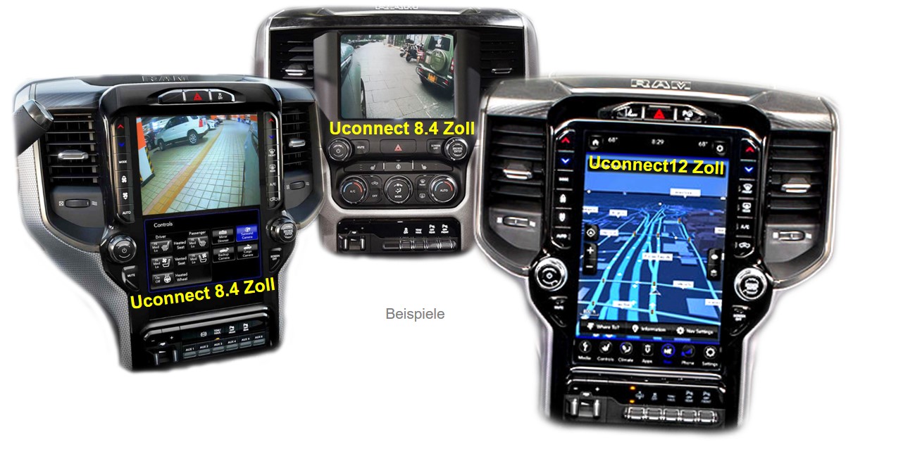 Video-Einspeiser passend für Dodge Ram 2019- Uconnnect 8 +12