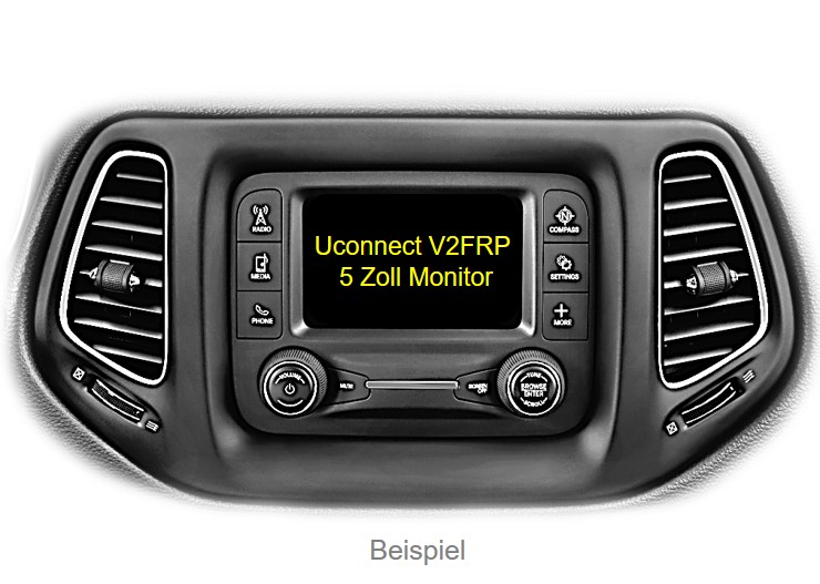 **Video-Einspeiser passend für Jeep Compass Uconnnect 5 Zoll