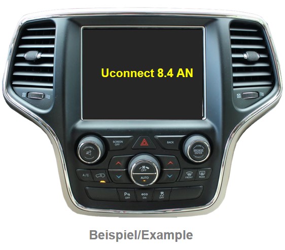 Video-Einspeiser passend für Uconnect 8.4 all in one HU