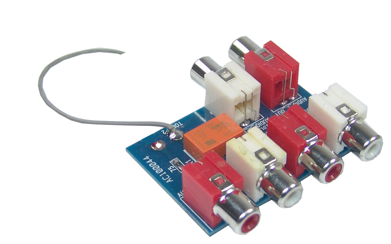Audio Switch, 2-Kanal, 2 Eing., 1 Ausgang