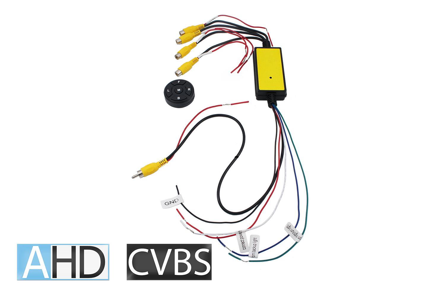 Video Switch 4 Eingänge, 1 Ausgang - mit Fernbedienung