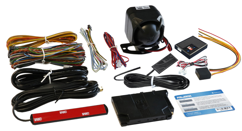 Set Alarmanlage TEC-8S, GPS,Mikrowellensensor