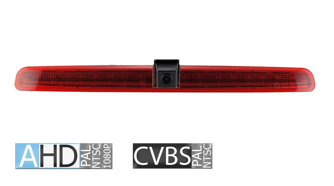 Bremslichtkamera AHD/CVBS passend für VW T5 mit Heckklappe