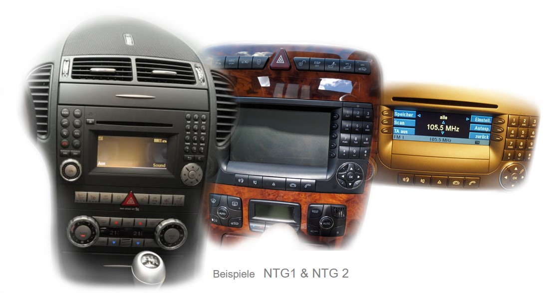 Video-Einspeiser passend für MB Comand APS NTG1/NTG2