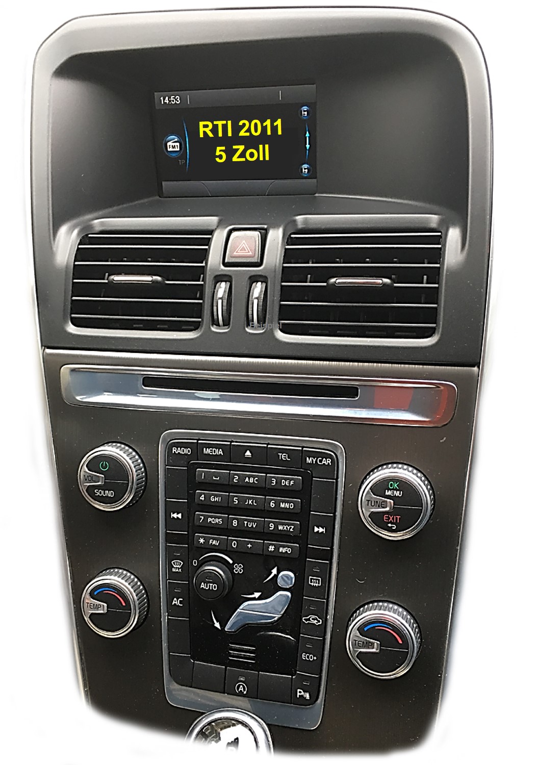 ** Video-Einspeiser passend für Volvo RTI 2011 5 Zoll