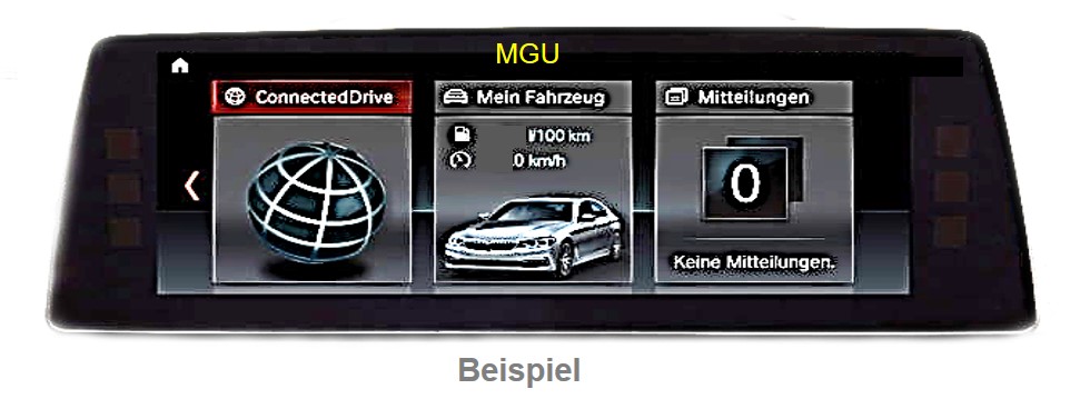 Video-Einspeiser passend für BMW MGU 10.25 und 12.3 Zoll