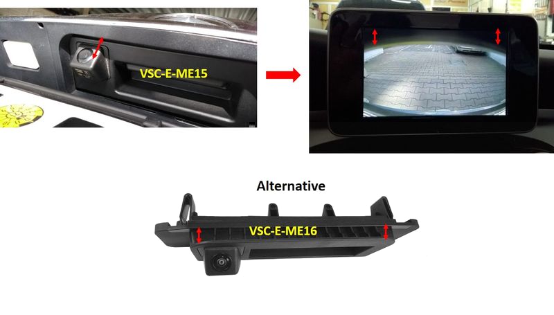 RFK Griffleiste passend f. Mercedes C/CLA/E/S/SLC/SLK