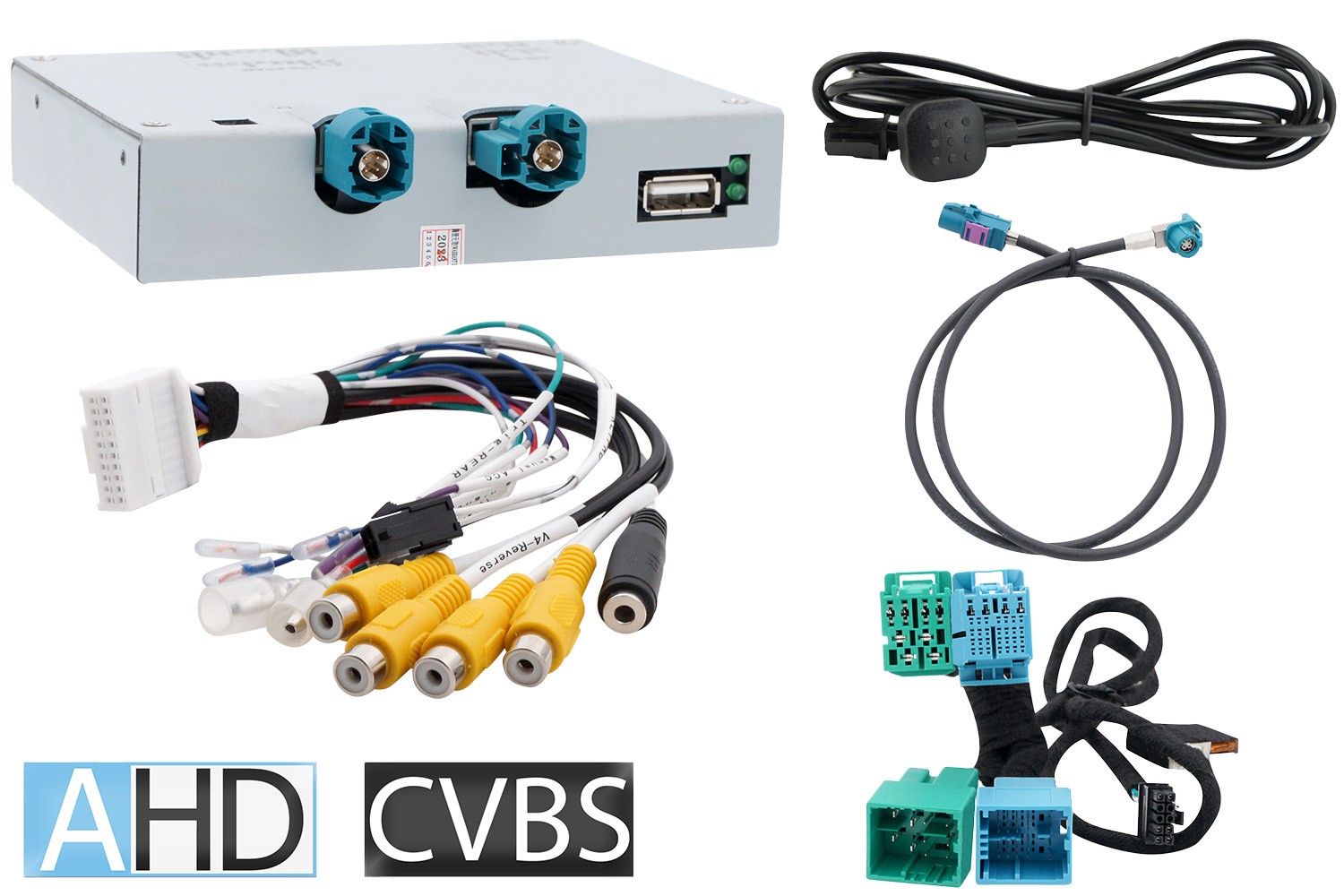 Video-Einspeiser AHD/CVBS passend für Uconnnect5 10 Zoll