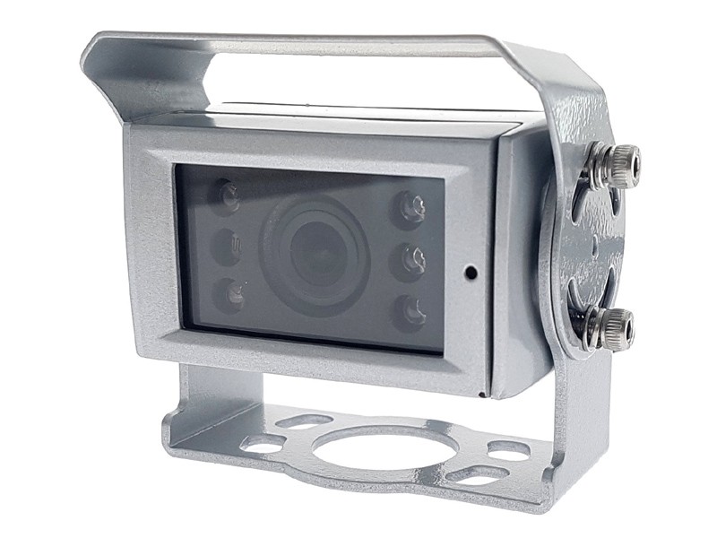 **RFK NTSC 1/3 Zoll Sony CCD-HR, 150°, Aufbau,Mic,IR,silber