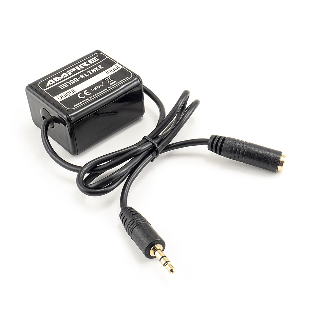 Masseentkoppler, 3.5mm Klinken Stecker-Buchse