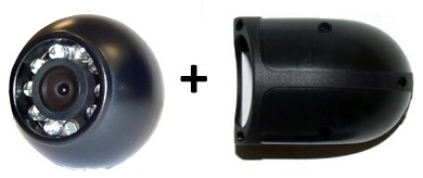 RFK NTSC 1/4 Zoll CCD, 120°, Aufbau-Kugel-Seitenkamera, IR