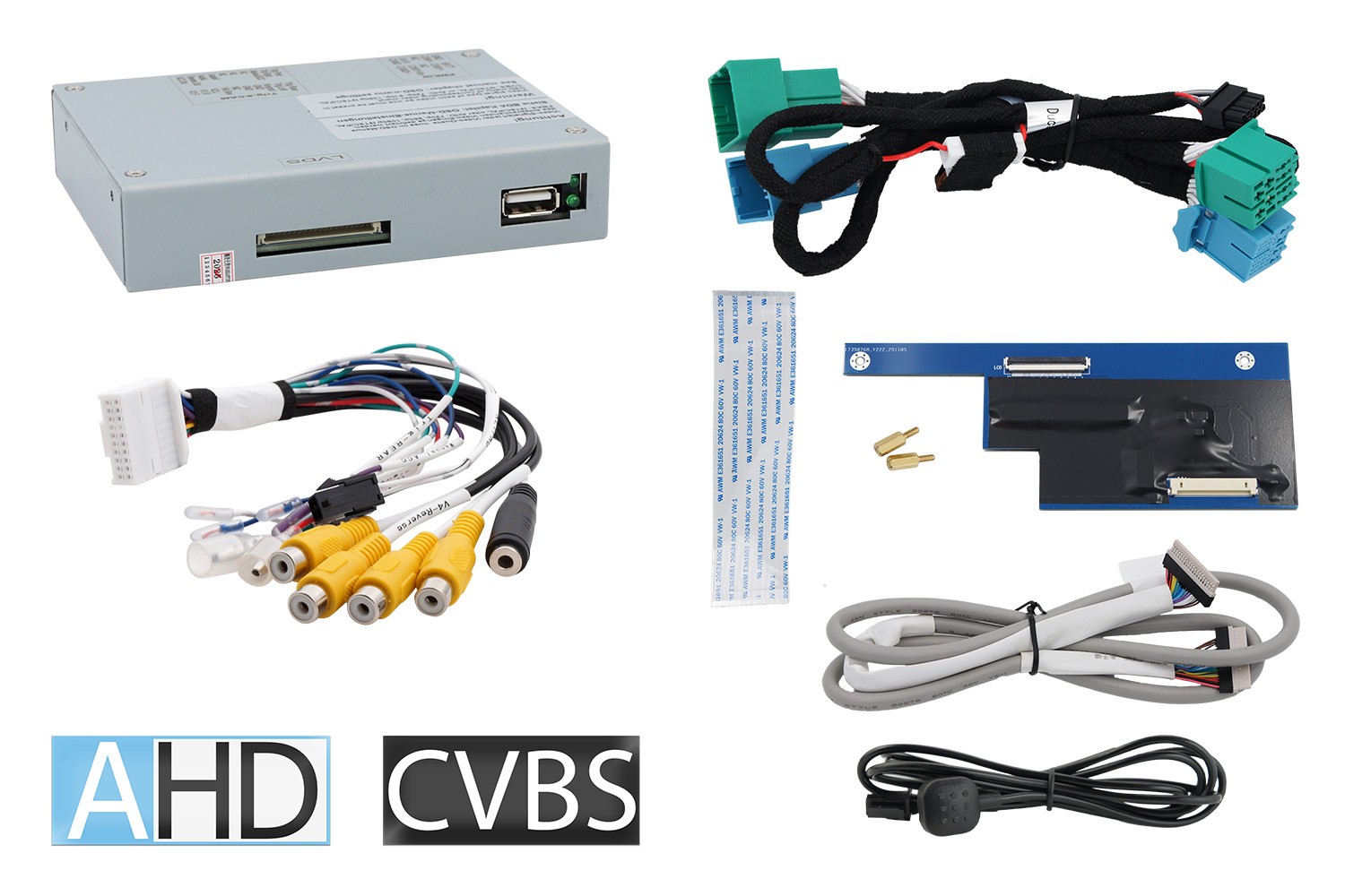 Video-Einspeiser AHD/CVBS passend PSA mit 5 Zoll MCA250