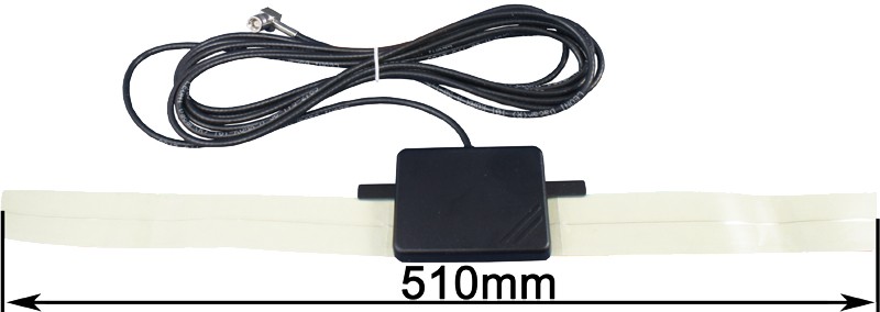 ** Aktive Glasklebeinnenantenne DAB+, SMB