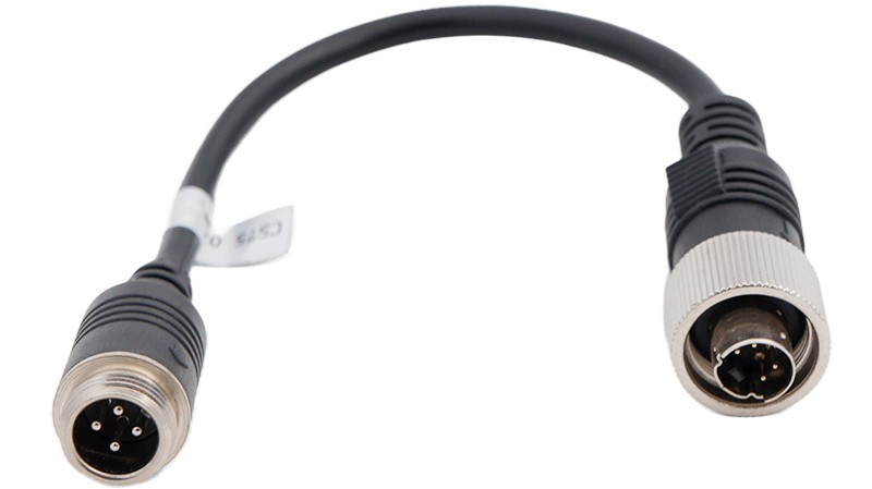 Adapter 4-Pin Mini DIN Stecker M CV - 4-Pin Aviation Stecker