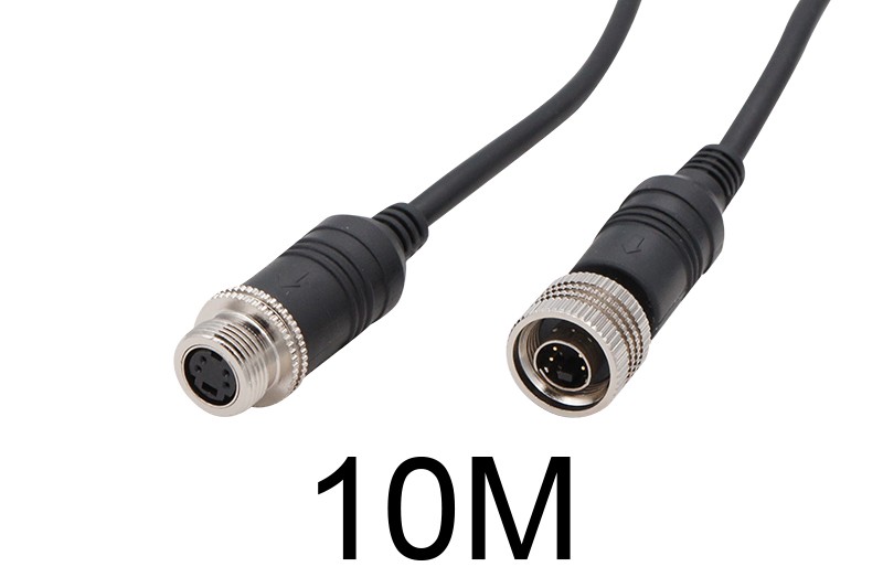 RFK-Verlängerung 4-Pin Mini DIN 2x Metall - 10m