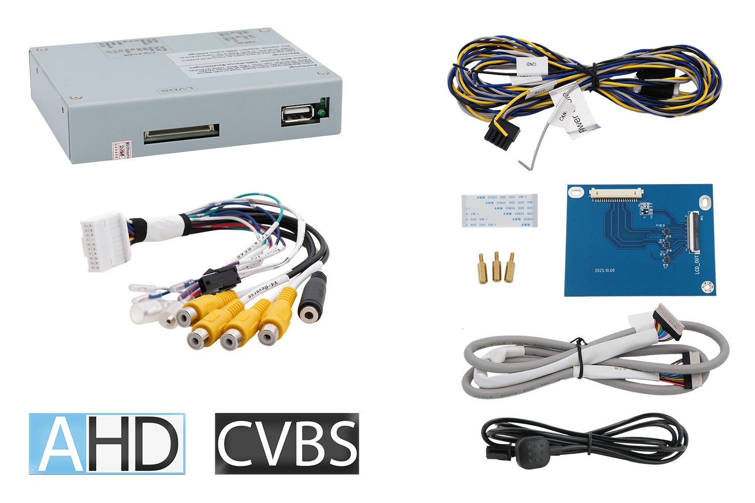 Video-Einspeiser AHD/CVBS passend MB Audio30/40 - Vito W447