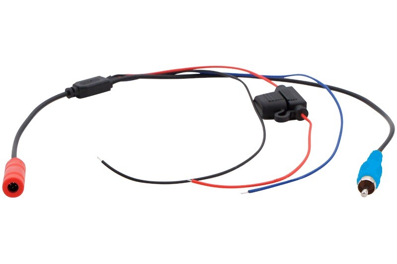 Anschlusskabel 4M Stecker rot BM  - AHD blau