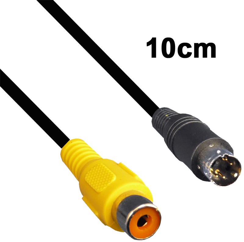 **Adapterkabel 4-Pin Mini DIN Stecker CV - Cinch Buchse